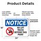 Signmission No Lift Trucks Beyond This Point, 24 in W x Rectangle, Plastic OS-2PACK-NS-P-1824-L-16144 - alternate 7